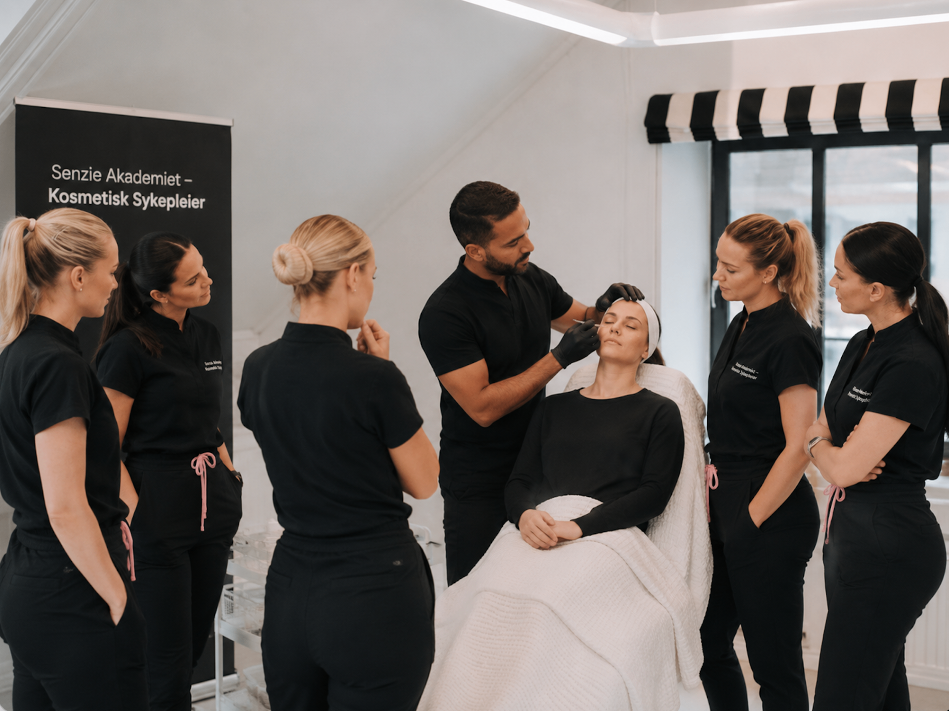Small-group hands-on training